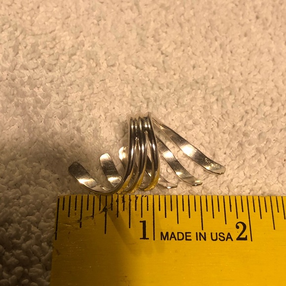 Sterling Silver Swirl Wrap Ring - Picture 9 of 9